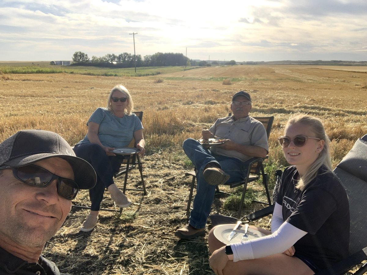It takes a village to bring in a crop

Those who bring out the meals and help move equipment are just as crucial as the combine operator and truck driver

Without them harvest doesn’t happen

The only rule they should have to abide to is to be thanked as often as possible…