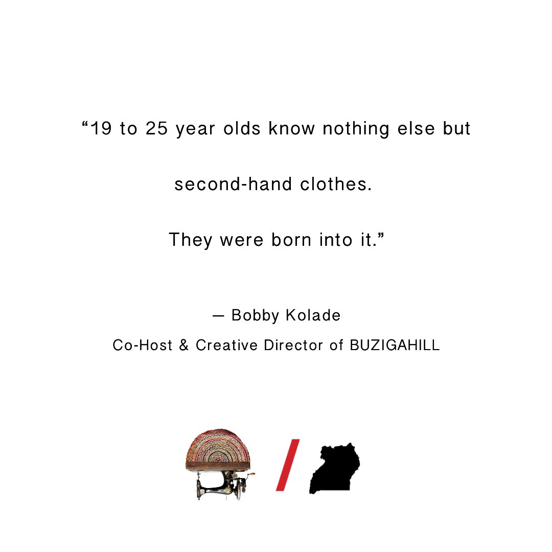 2ndhandviolence's tweet image. “19 to 25 year olds know nothing else but #secondhandclothes. They were born into it.” - @bobbykolade 

EP 10 : HELLO, #BANGUI 🇨🇫
With guest Charlotte Mararv
Full episode (🔗 in bio)

🎙 Listen to #VINTAGEORVIOLENCE - Spotify, Anchor FM &amp;amp; Google podcasts!