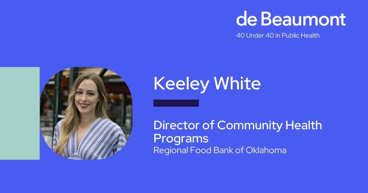 One of UCO's biggest missions is giving students the tools to succeed after they walk across the stage.  
HUGEST congratulations to Keeley White, MPH and alumnus of the UCO MPH in Community Engagement Program for being recognized as a 40 Under 40 in Public Health.