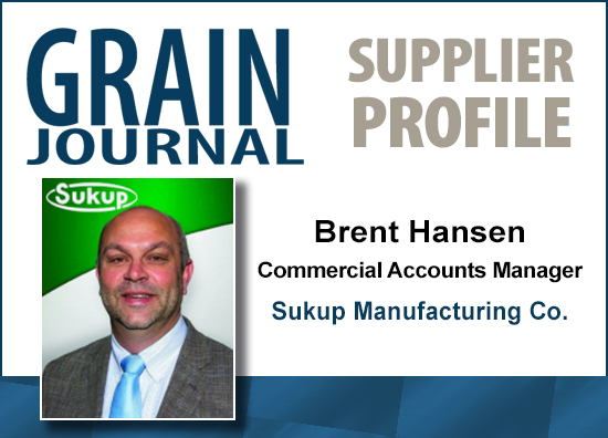 GrainFeedEquip's tweet photo. Brent Hansen, Commercial Accounts Manager, Sukup Manufacturing Co., has been with the company for 13 years. He enjoys water, boating, Iowa State Cyclone games, spending time with family. Read his @grain_journal Supplier Profile here → https://t.co/vYEI35AsVl https://t.co/u34yeMpCcP