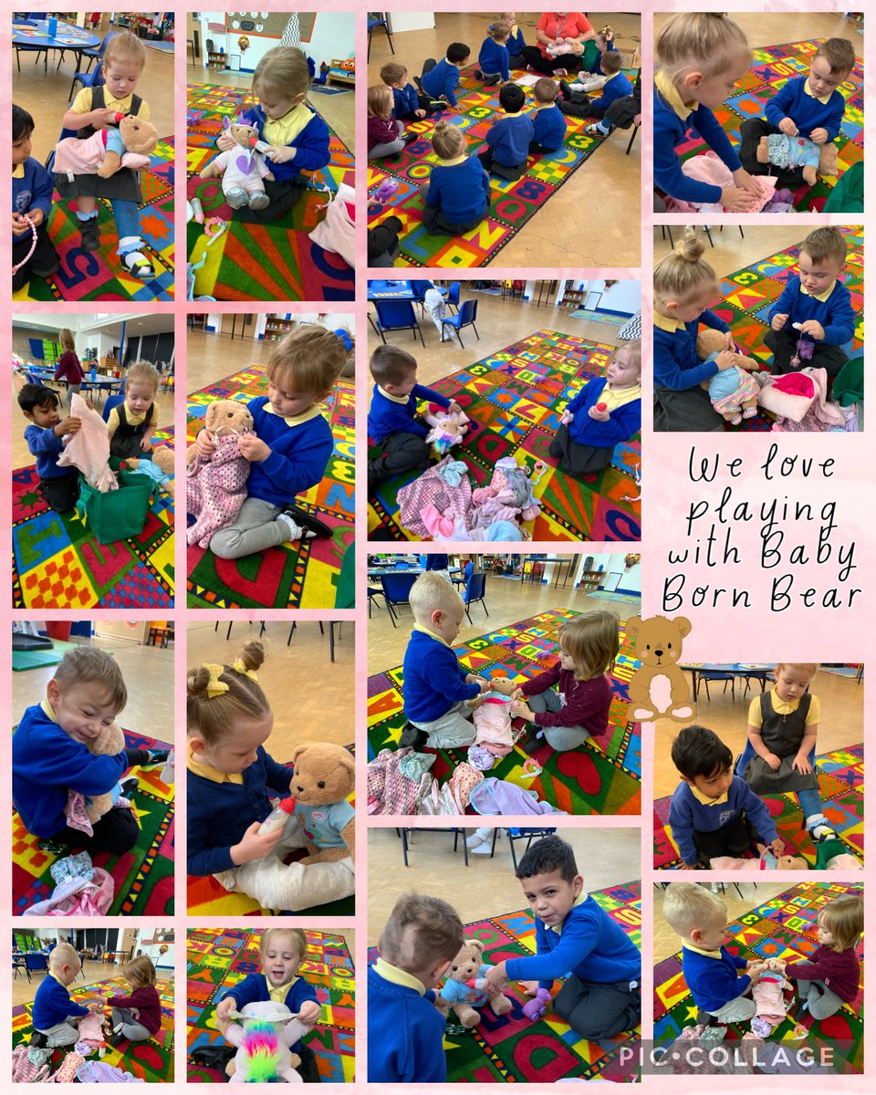 RYFOren's tweet photo. We loved playing dress up with Baby Born Bear today. We took turns to play and dress up Baby Born Bear with our friends ππ» #BeARainbow #HealthyHarri @iChildUK @rhosyfedwen https://t.co/UYg1ekNHBP