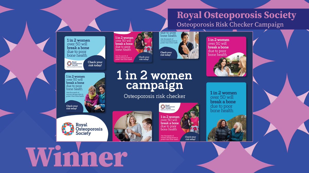 THISectorEvents's tweet photo. Congratulations to @royalosteosoc the WINNERS in the Marketing Campaign of the Year category at the 2023 #ThirdSectorAwards!

@ThirdSector https://t.co/5RA9rHfbnD