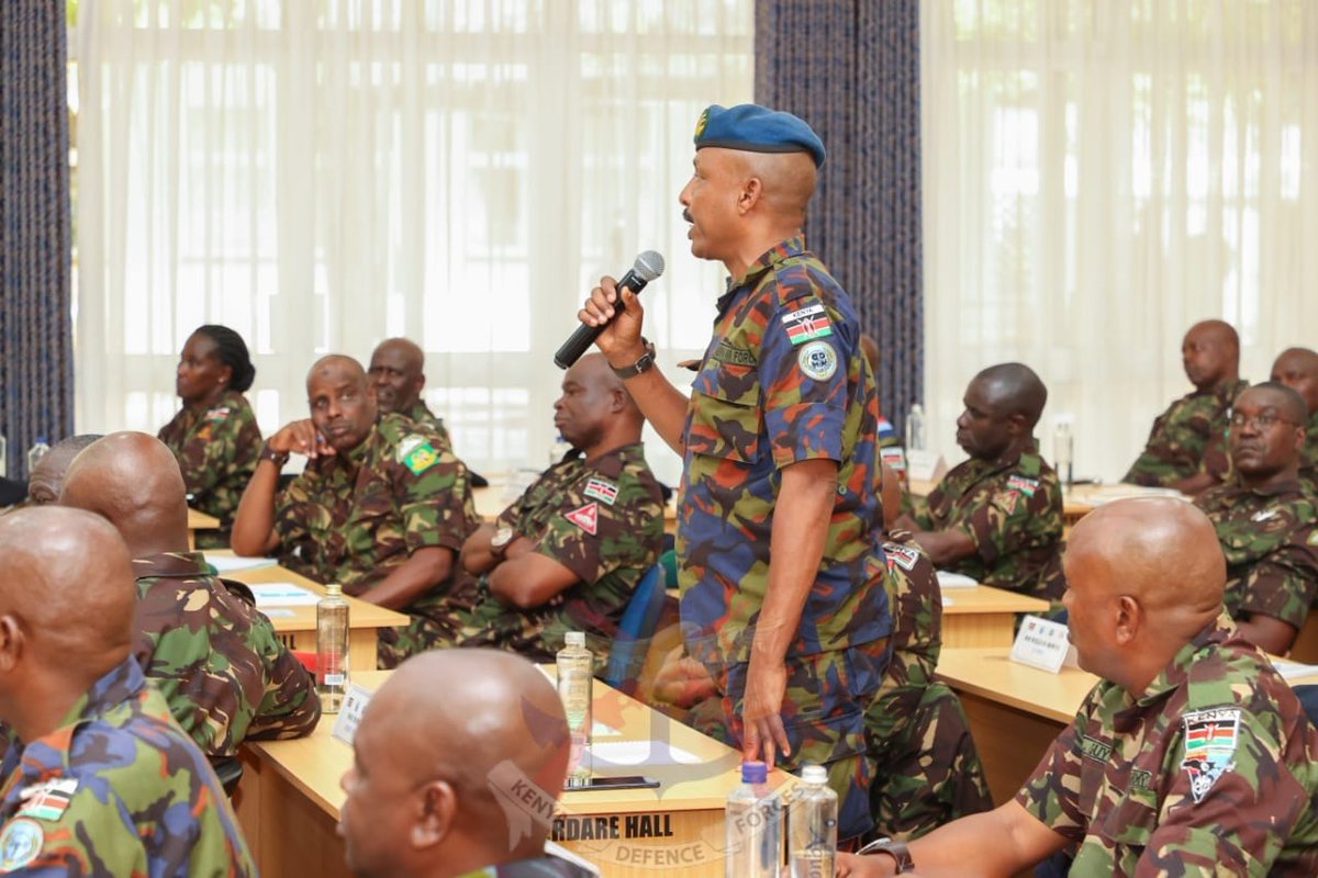 The Chief of Defence Forces (CDF), General Francis Ogolla on 21 September 2023 officiated the annual KDF Sergeant Majors’ seminar at the Humanitarian Peace Support School (HPSS), Embakasi. Under the theme: “One Force, One Mission."

bit.ly/462yeZF