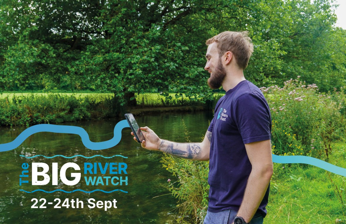 Fancy doing some citizen science?

This World River’s Day, we are supporting the Rivers Trust’s #BigRiverWatch:

1️⃣ Download the free Big River Watch app

2️⃣ Spend 15 minutes observing your local river

3️⃣ Answer the easy in-app survey and upload!

More: theriverstrust.org/take-action/th…