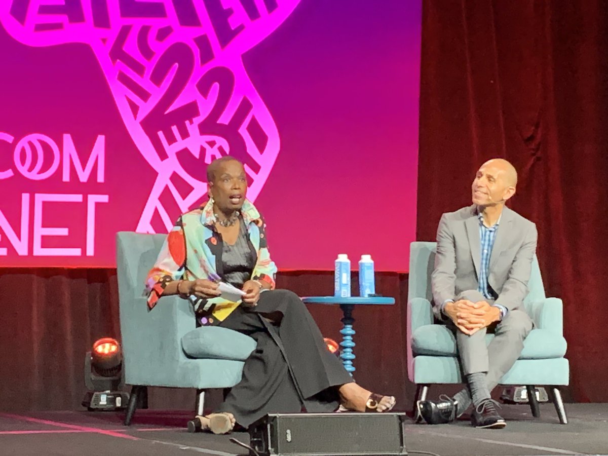 calwellness's tweet photo. Keynote at #comnet23 with Cal Wellness CEO Richard Tate and Senior Advisor @judybelk -- "The Case for Comms Leadership"! https://t.co/0yXXZwXOjz