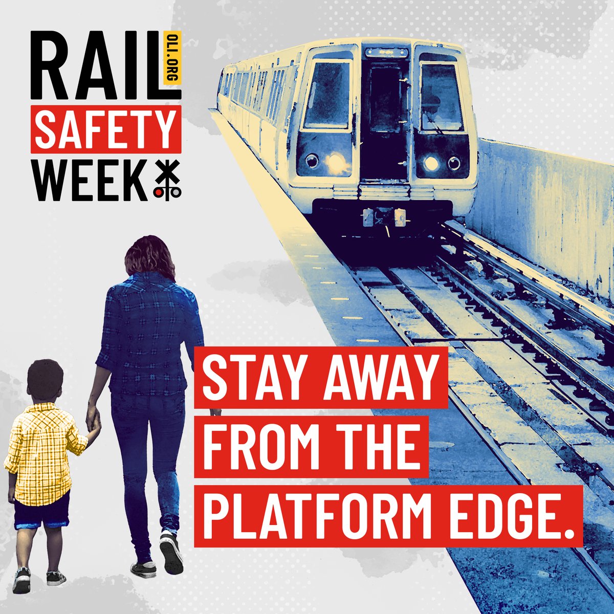 Always stay alert when using rail #transit systems. #SeeTracksThinkTrain #RailSafetyWeek #STOPTrackTragedies @olinational