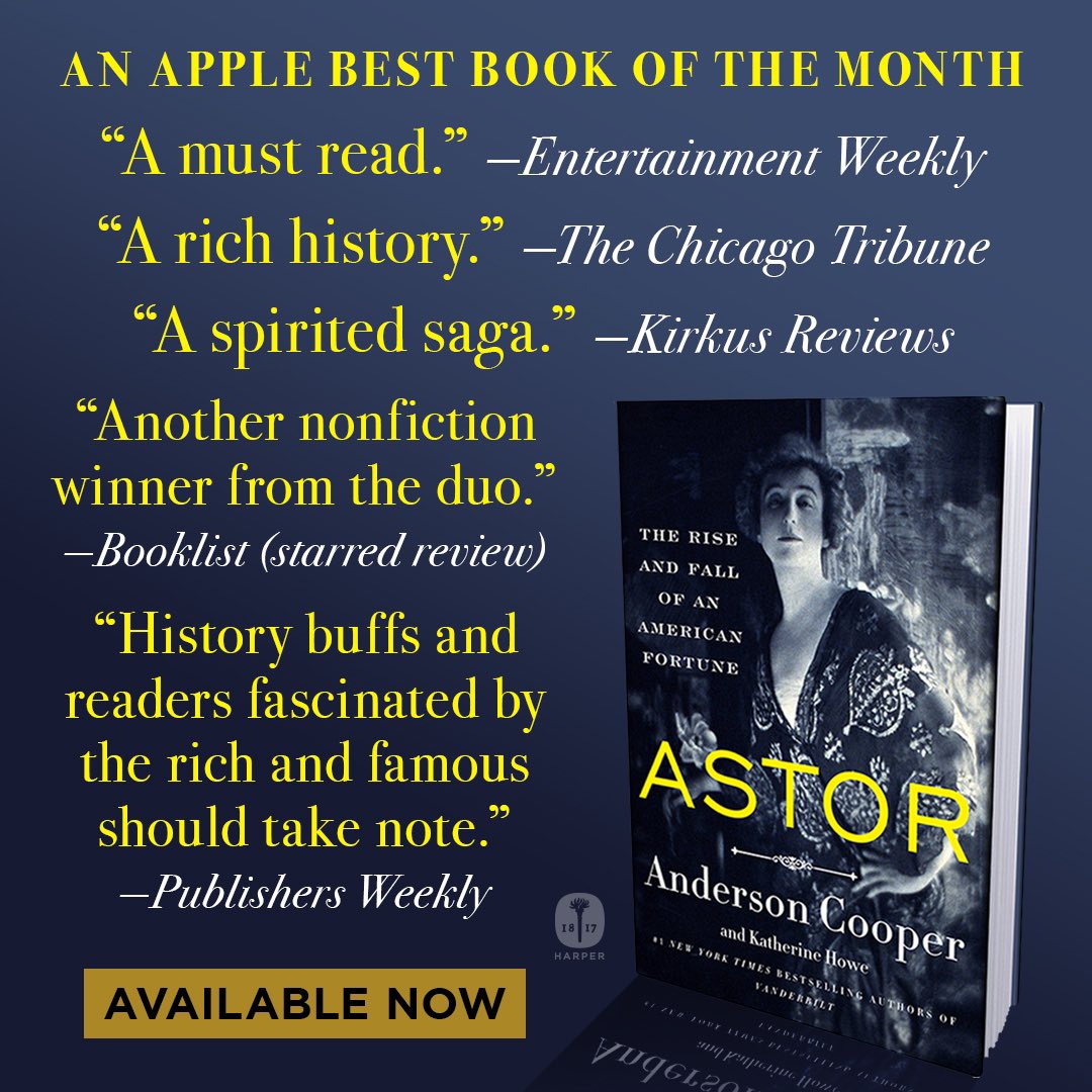Early praise for my new book ASTOR - The Rise And Fall Of An American Fortune. Link in bio to order!