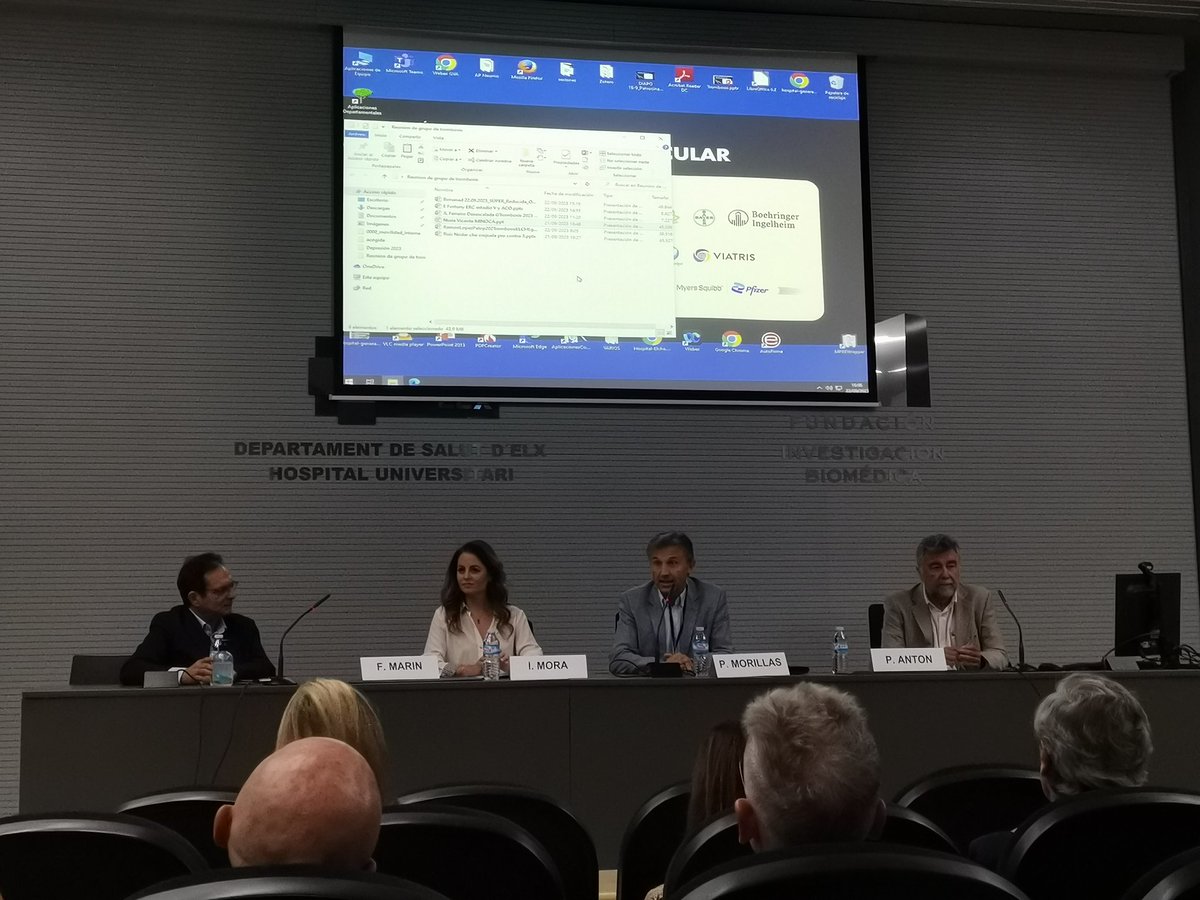 Da comienzo la reunión 2023 del grupo de Trombosis Cardiovascular <a href="/GTrombosis/">GTrombosisCVSEC</a> de <a href="/secardiologia/">Soc Esp Cardiología</a>. Estamos seguros de que va a ser un foro muy provechoso para todos los asistentes.