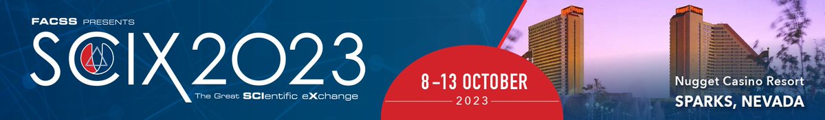 Looking forward to <a href="/FACSSnetworking/">FACSS/SciX</a> SciX 2023 next month!