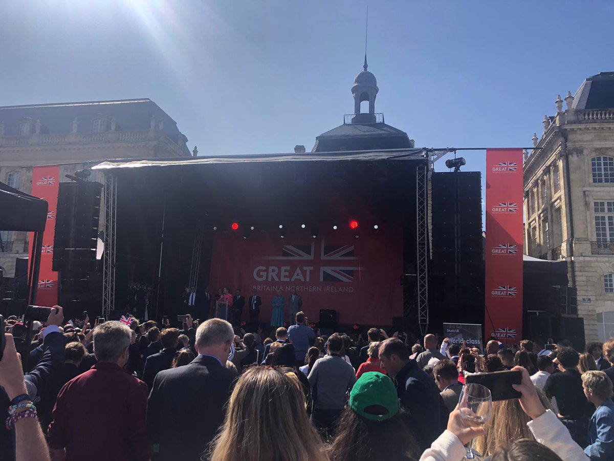 Honoured to attend the State Visit Farewell Event in Bordeaux, organised by @The Department of Business & Trade. Climate change has been high on the agenda throughout the #RoyalVisitFrance, so it has been a pleasure to show the part agri-tech can play in the solution 🌍