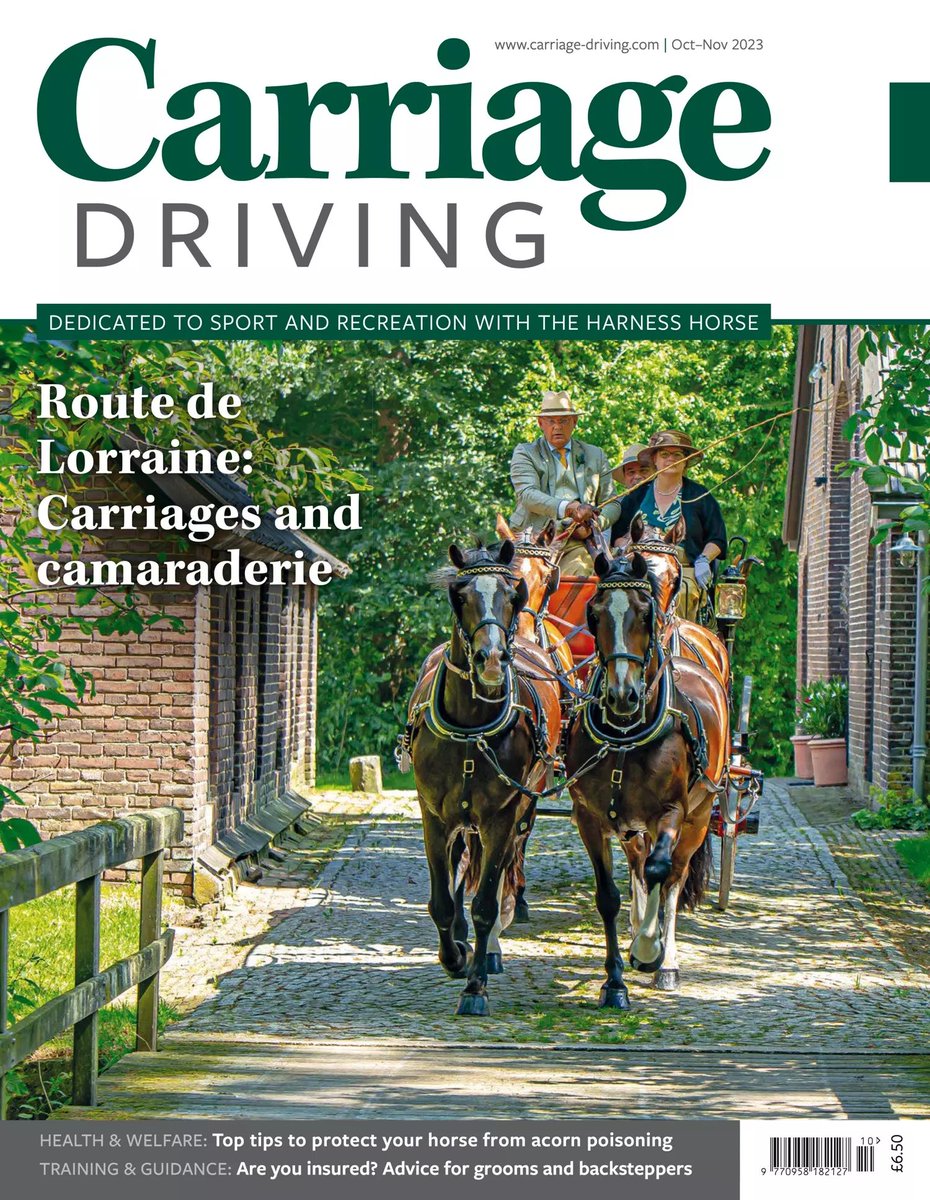 The October/November issue of Carriage Driving is out now! 

Discover more and subscribe here:  carriage-driving.com/general/the-oc…