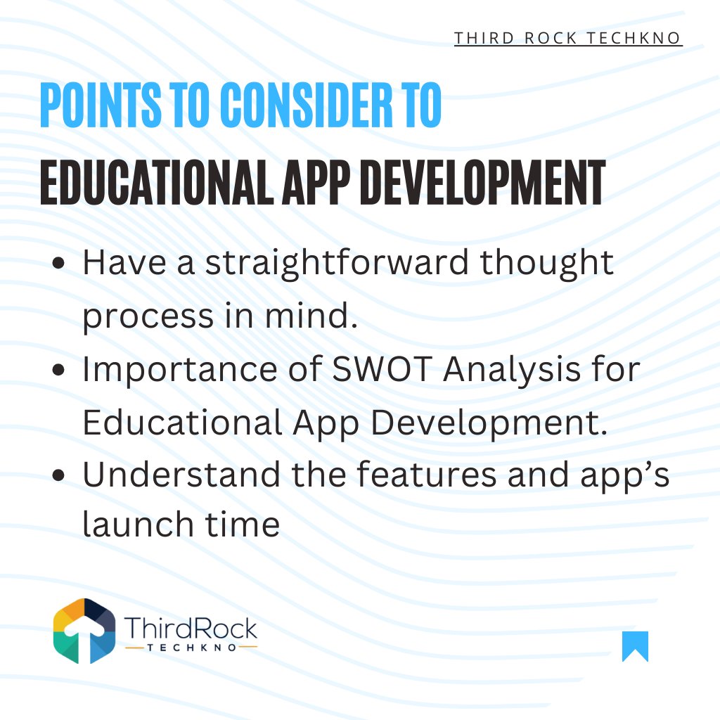 Thirdrocktechno's tweet image. Calling all edupreneurs!
Our guide is your go-to resource for hiring an Edtech app development company that understands your startup's unique needs.
Check out our blog: thirdrocktechkno.com/blog/edtech-ap…
#edtechappdevelopment #edtechappdevelopmentcompany #edtechrevolution