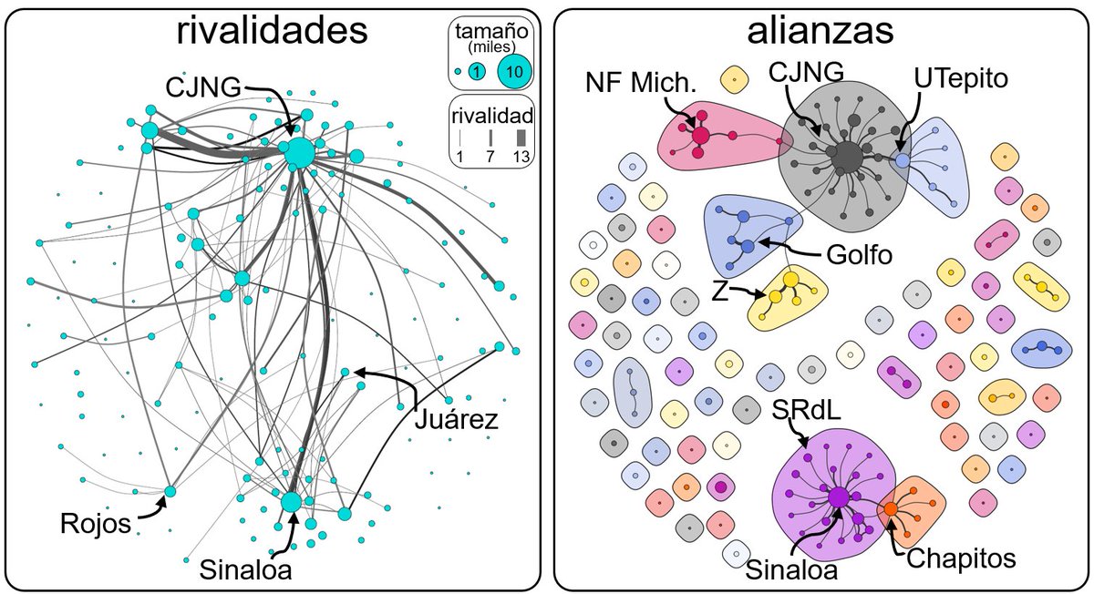 Por el tamaño actual de los cárteles, estimamos que en 2027, nuestro país seguirá siendo de los más violentos del mundo.

Soluciones inmediatas a un problema complejo, no existen.

Los cárteles han formado una enorme red de alianzas y conflictos que se extiende por todo el país.