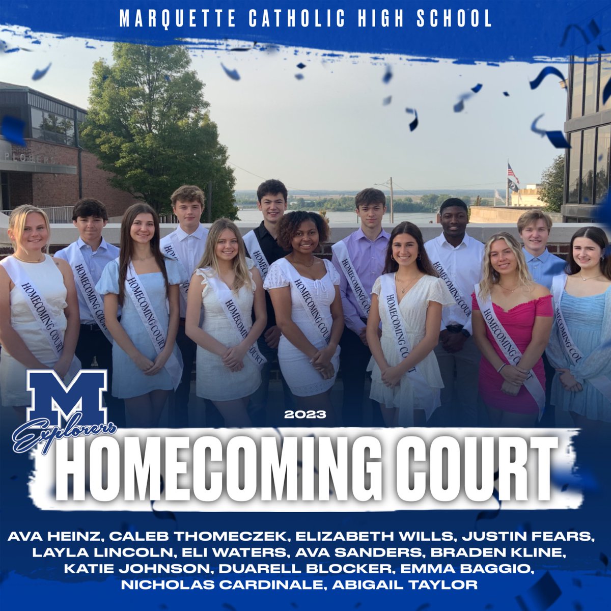 Alton Marquette Homecoming Court 2023!