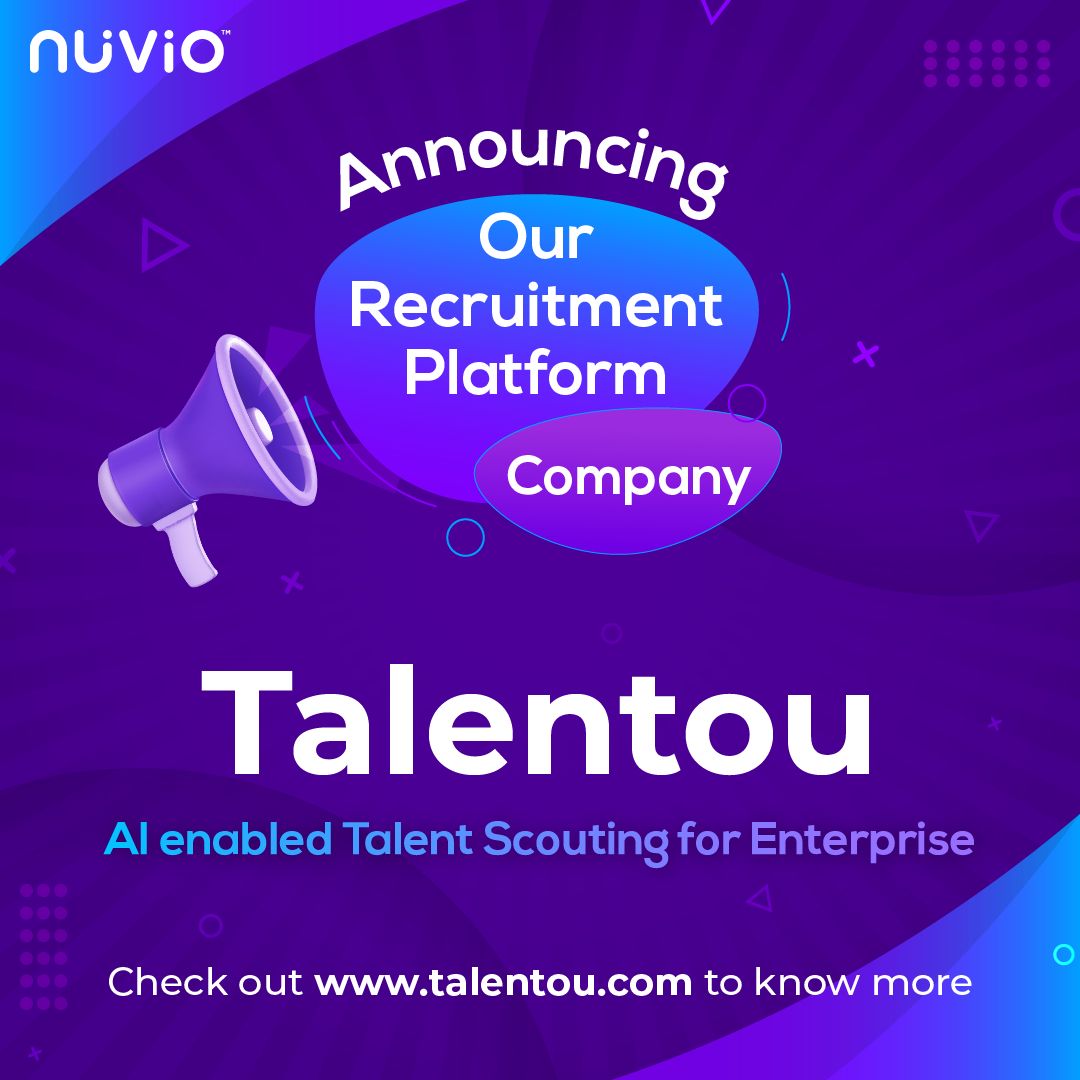 nuivio's tweet photo. We are thrilled to announce another Nuivio portfolio company, Talentou - AI-enabled Talent Scouting for Enterprise. 
 
Our AI platform helps in maximizing the potential of your most important asset – your talent.

#TalentScouting #AIPlatform #BrandAnnouncement https://t.co/m4VfYMOZz3