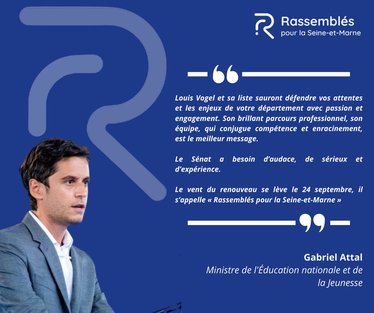 Rassemblés pour la Seine-et-Marne tweet media