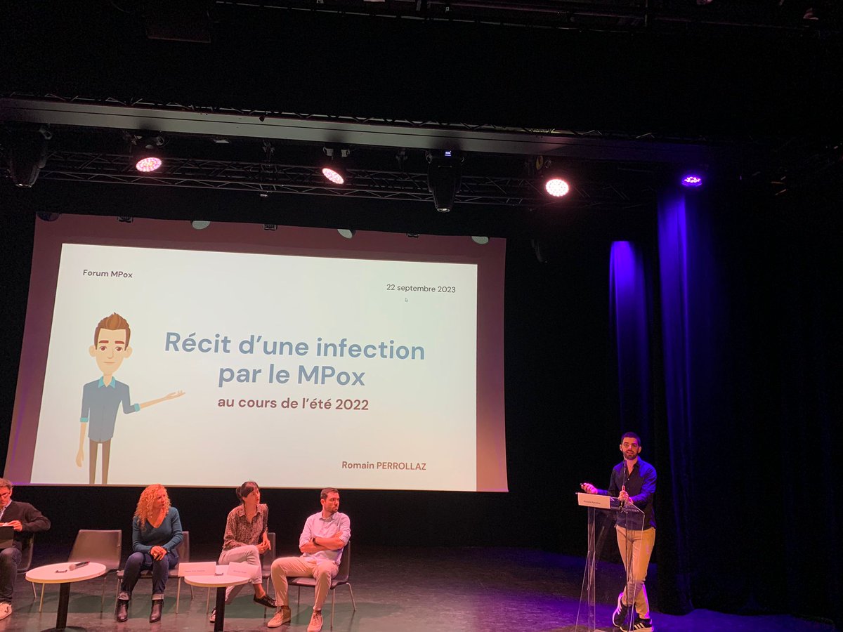 J'ai eu le plaisir aujourd'hui de revenir sur mon vécu avec le #Mpox, invité par l'équipe de @GbrlGirard du @SESSTIM, afin de compiler nos expériences, et de construire des pistes de réflexion permettant de se préparer aux épidémies futures. #Rienpournoussansnous