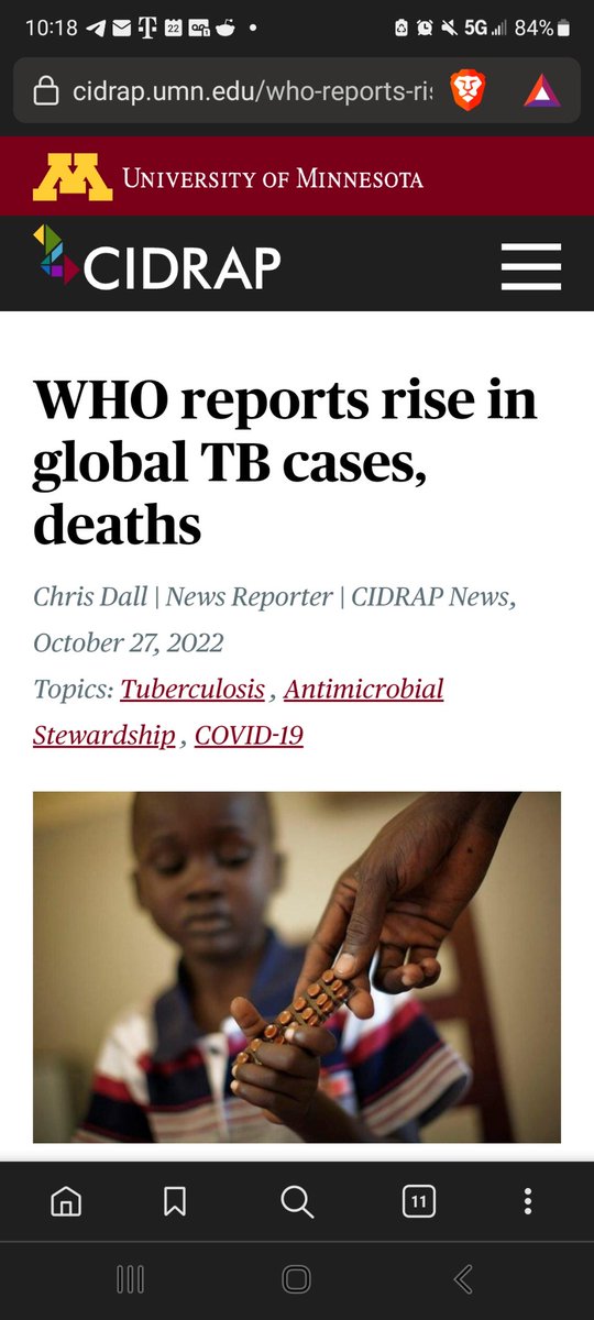 Tuberculosis and lockdown.

2020: public health decides tuberculosis wasn't so bad after all.

2022: Public health is stunned at the global spread of tuberculosis.

2023: public health is stunned no one trusts public health.