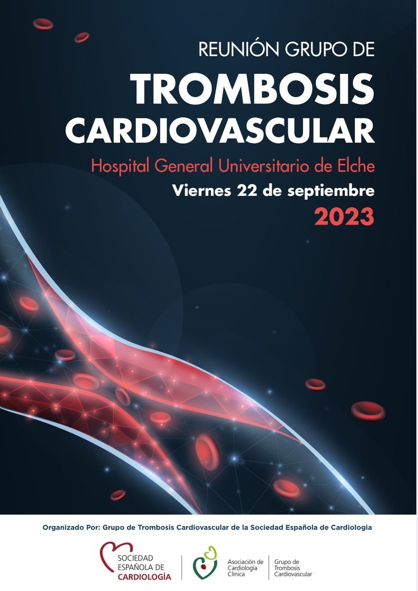 Comenzamos! Hoy en Elche celebramos la reunión anual del Grupo de Trombosis Cardiovascular <a href="/secardiologia/">Soc Esp Cardiología</a> <a href="/clinica_sec/">Asociación Cardiología Clínica SEC</a>. Por delante una  tarde con un interesante programa para ponernos al día de todas las novedades sobre el manejo antitrombótico!