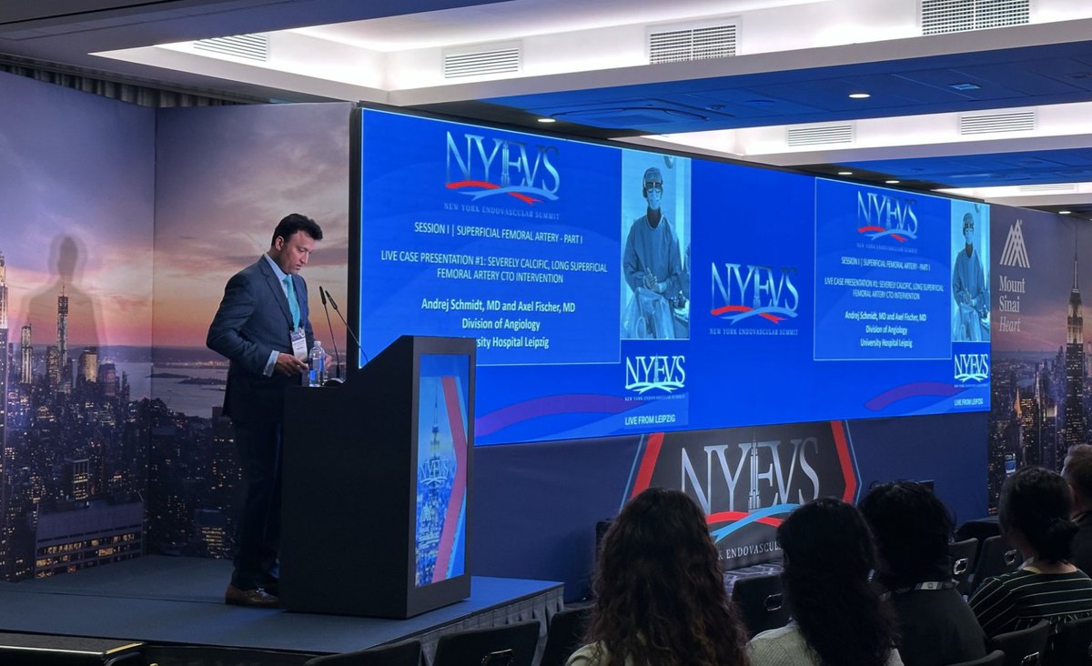 #NYEVS23 is underway! Scenes from this morning's session 📸 There's still time to register! nyevs.org/registration-i… Share your posts on Twitter & Instagram using #NYEVS23 for the chance to win a $250 Amazon gc! #PAD #cardiotwitter #endovascular #mountsinai 📷 -@CElston