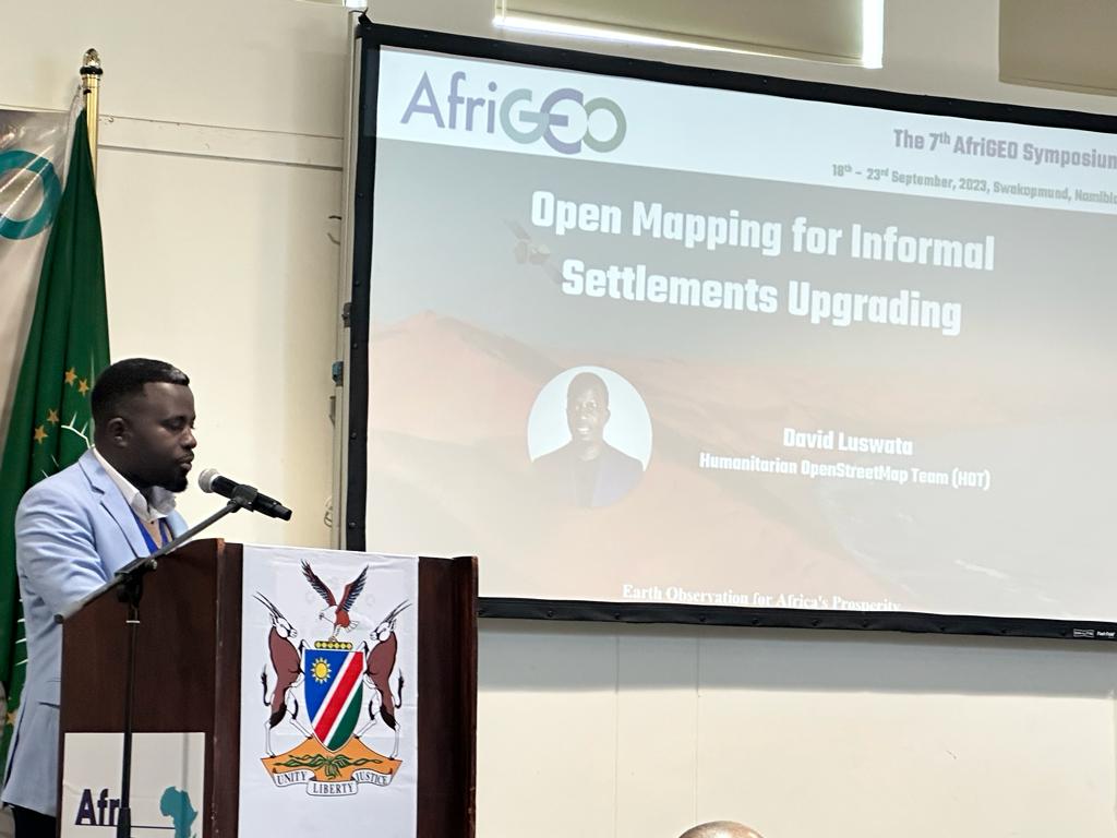 openmapping_esa's tweet image. We are proud to have @lusdavo representing us at the #7thAfriGeoSymposium at COSDEF Arts &amp;amp; Crafts Centre in Swakopmund, Namibia under the theme Earth Observation for Africa&apos;s Prosperity. 

#openmapping 
#GeospatialTalks
