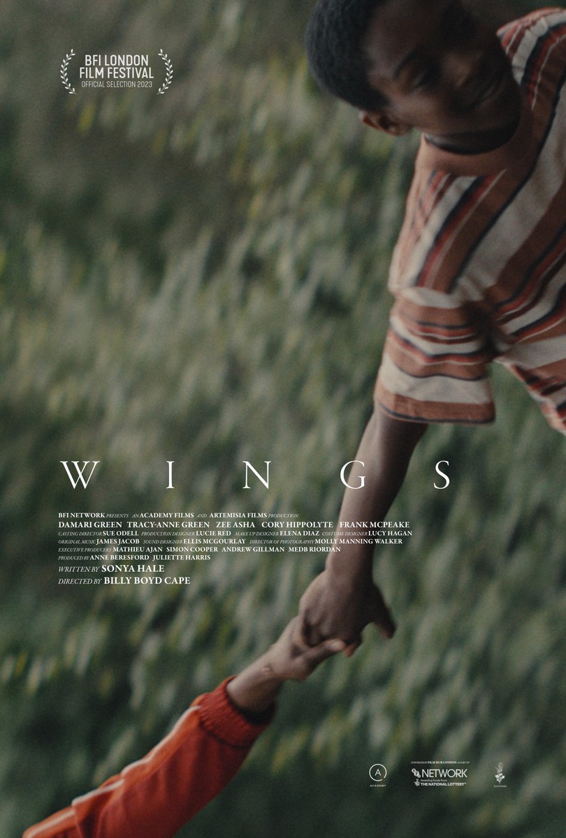 Extremely pleased to say Wings will be playing at London Film Festival next month. Making this short film was a long labour of love for many and I couldn’t imagine a more perfect place for it to screen. 🕊️ @bfinetwork @AcademyFilms @ArtemisiaFilms
