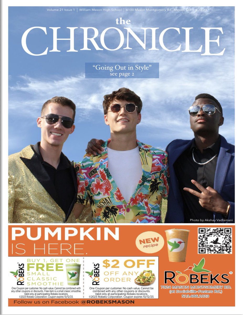 The first edition of the 2023-24 Chronicle hit the halls of MHS today!

Click this link to check it out online.anyflip.com/mxpf/ffnk/mobi…

<a href="/MasonHSComets/">MasonComets</a>