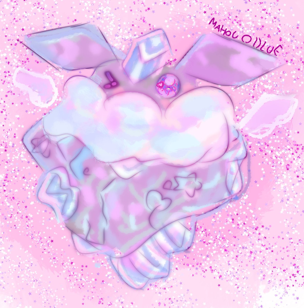MahouOblue's tweet photo. Cute pokemon Art🍇
#Pokemon
#liligant
#cottone
#carbink https://t.co/tauJhEbK72