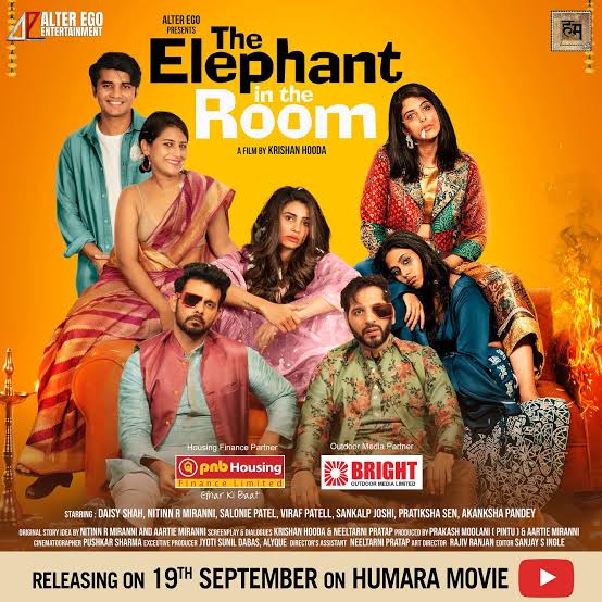 CinemaRareIN's tweet photo. Short film #TheElephantInTheRoom (2023) by #KrishanHooda, ft. @ShahDaisy25 @nitinmirani @virafpatel #SalonieSingh @mantramugdh #PratikshaSen #AkanshaPamdey &amp; #SankalpJoshi, out now on the @HumaraMovie YouTube channel.

Link: https://t.co/u7FGJSDggw https://t.co/GY0X9OXzEX