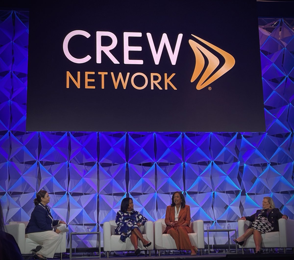 Don't take things personally, find a mentor, be a sponsor, learn how to speak up for yourself, and be bold, confident, and your authentic self.  

#WordsofWisdom from our 2023 Distinguished Leaders, Audra Cunningham, Dionne Nelson, and Jeanette Flory-Sagan.

#crewconvention