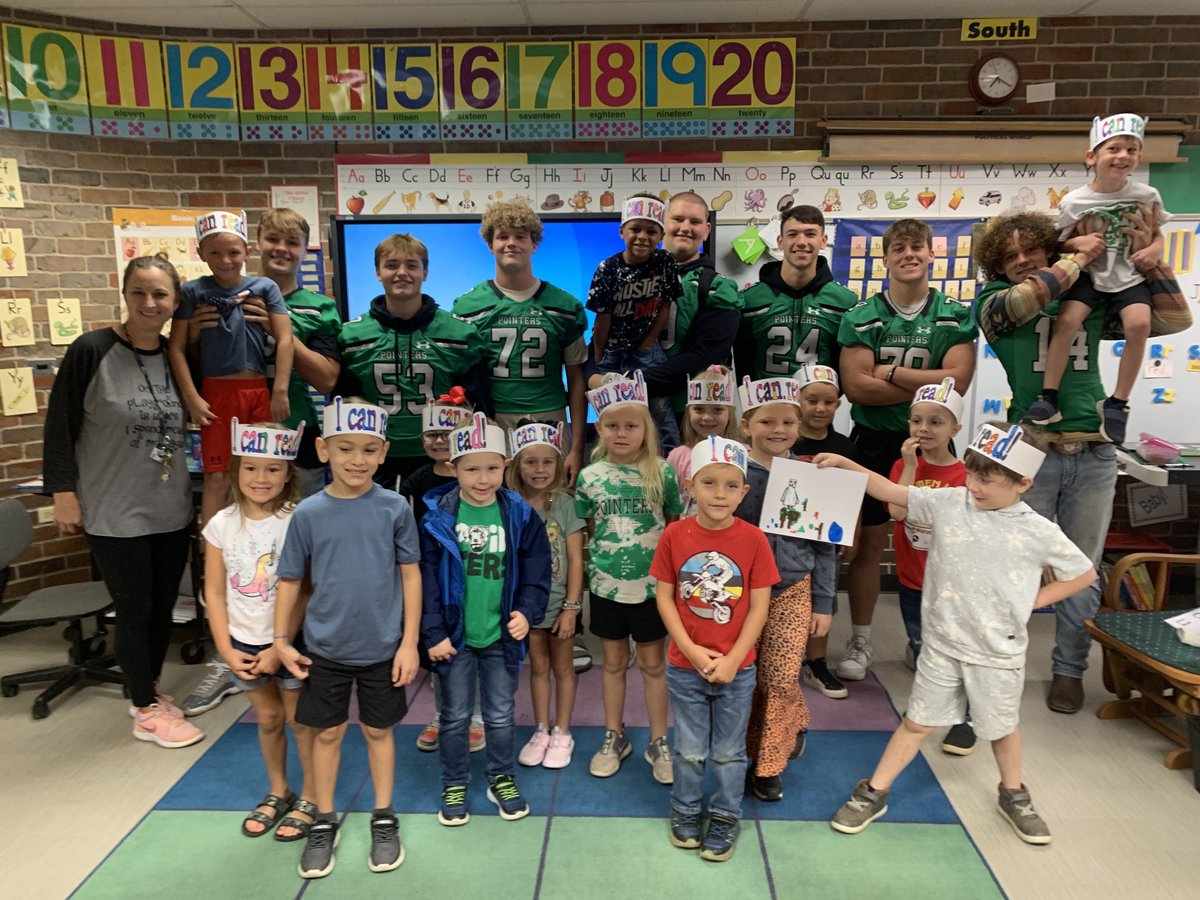 Players at Rena Elementary this morning!