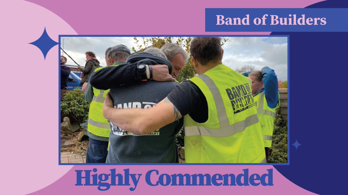 Congratulations to @bandofbuilders who have received a High Commendation in the Small Charity, Big Achiever category at the 2023 #ThirdSectorAwards! @ThirdSector