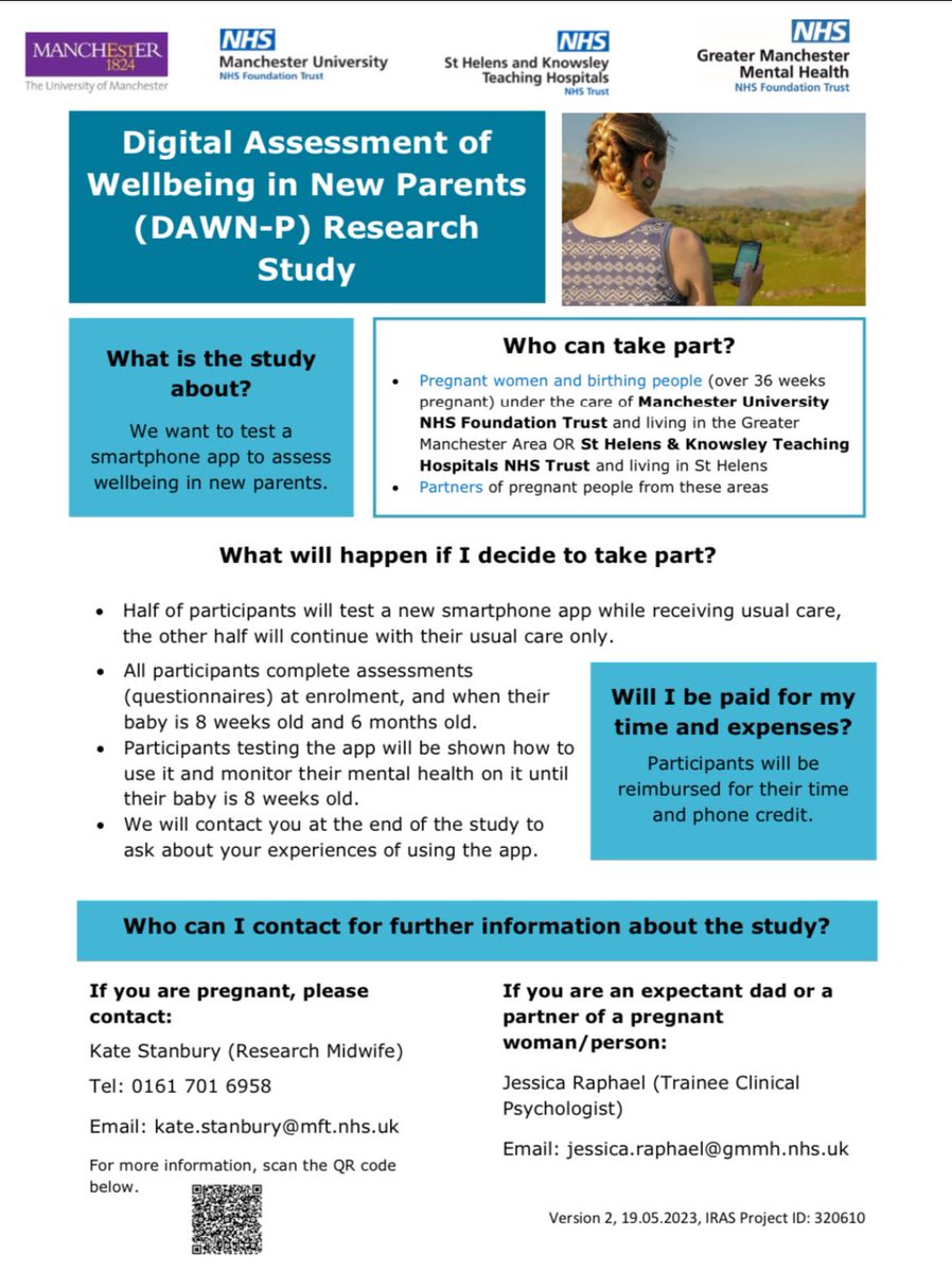 We need to consider how to make the use of digital health tools for postnatal depression as safe/accessible/effective as possible!
Find out more about the study here: (link to poster)