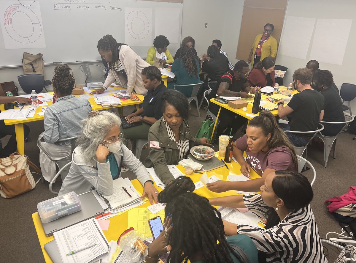 DCPS_Math's tweet image. DCPS Instructional Math Coaches are on a journey to making Math a “Hit”!!!-September 2023 STEM LEAP Leader PD Day
