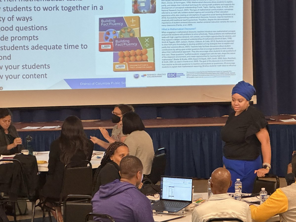 DCPS_Math's tweet image. DCPS Instructional Math Coaches are on a journey to making Math a “Hit”!!!-September 2023 STEM LEAP Leader PD Day