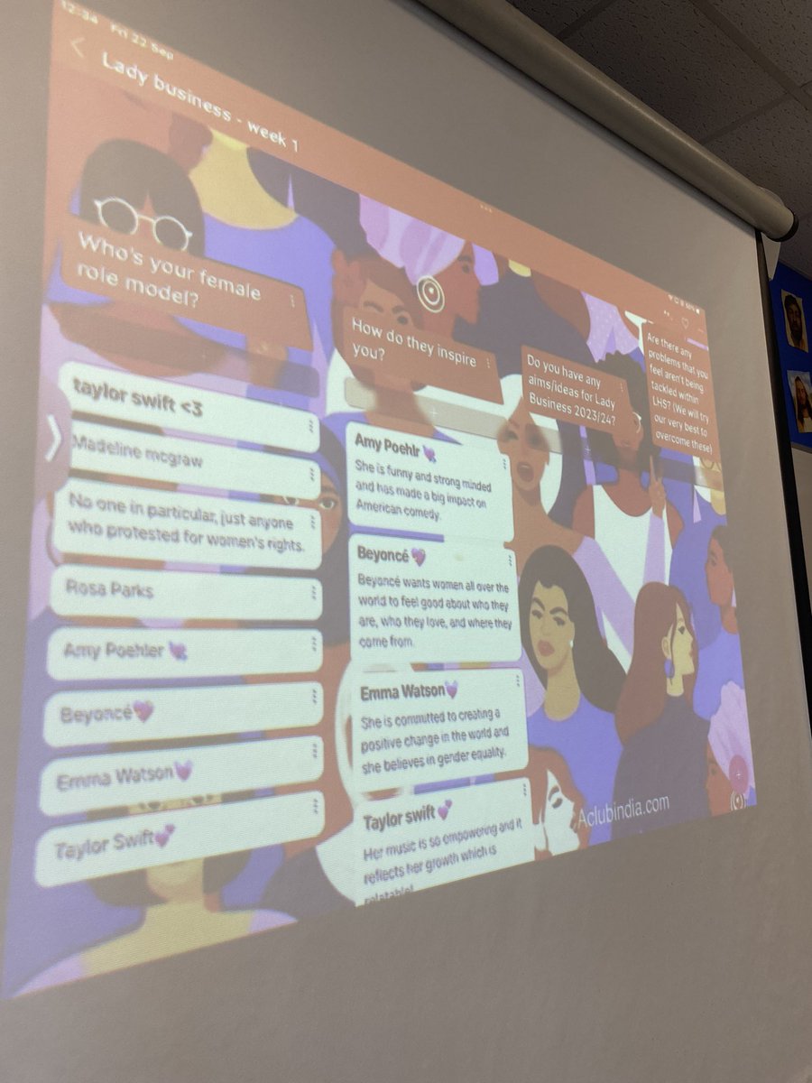 Our First Lady Business meeting of 2023/24 !! 💕Really encouraging to see lovely new inspiring people with brilliant ideas. We would love to see more people next time so if you are S1-S5 and would like to join our leadership academy please join our google classroom: igves2t