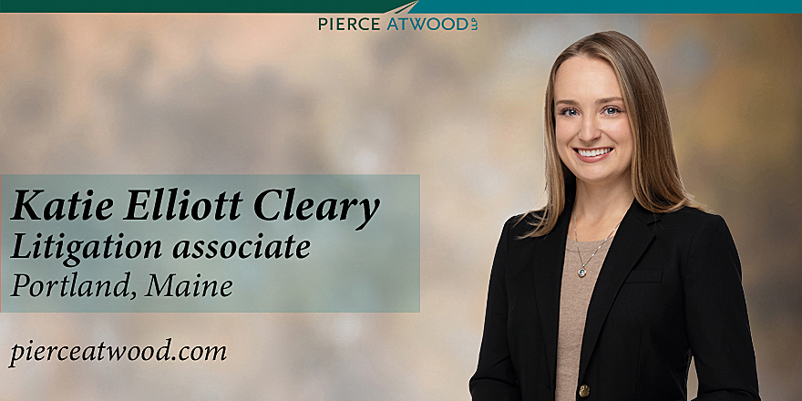 We are pleased to welcome Katie Cleary as an associate in our #PortlandME-based #litigation practice group.  Katie is a <a href="/UMaineLaw/">Maine Law</a> graduate, and was a judicial law clerk to the Hon. Catherine R. Connors of the #Maine Supreme Judicial Court.
bit.ly/48DyfVJ