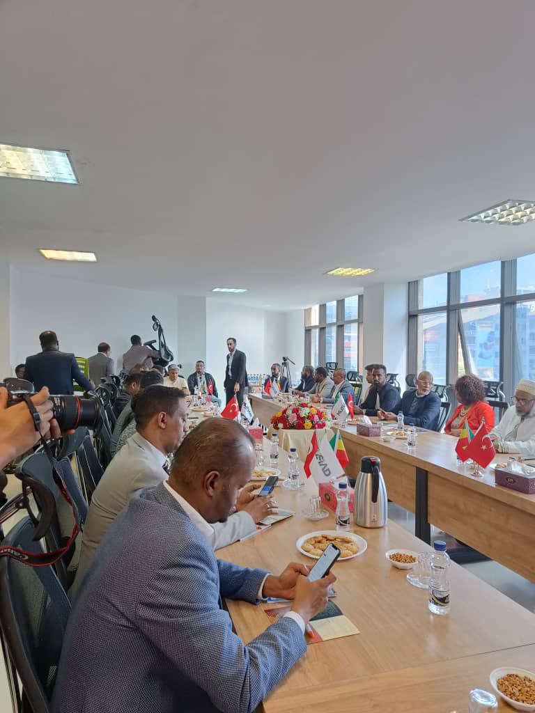 Excellency Ambassador Berk Baran and  Commercial Attaché Taha Alperen Salar honored our meeting with the members  at our Musiad Ethiopia office. Honorabke guests briefed  the IV. Türkiye-Africa Business and Economy Forum to our members.