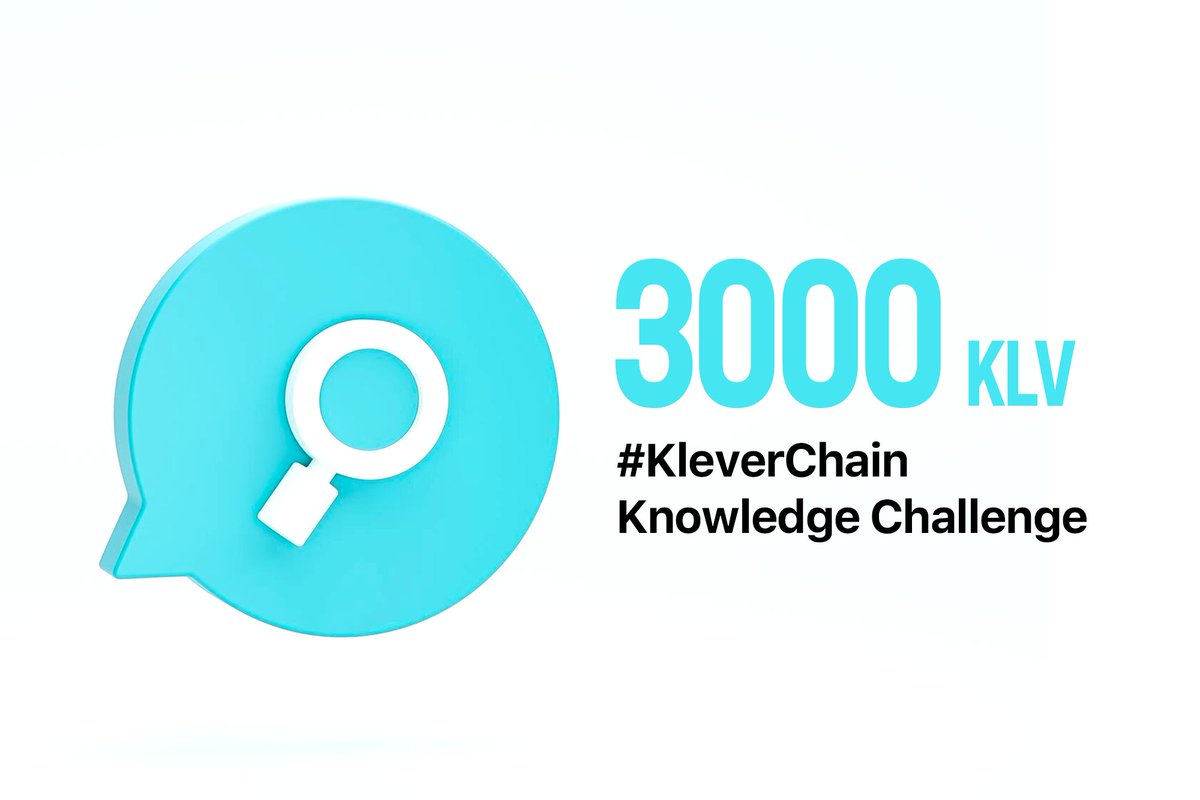 xportlabs's tweet image. Hey #Kleverfam! How about some productive fun? Answer 3 questions about #KleverChain for a chance to win 1000 $KLV! Don't forget to follow, like, and retweet each question! Stay tuned, we'll start soon 💰🚀 #BTC @Blockportme