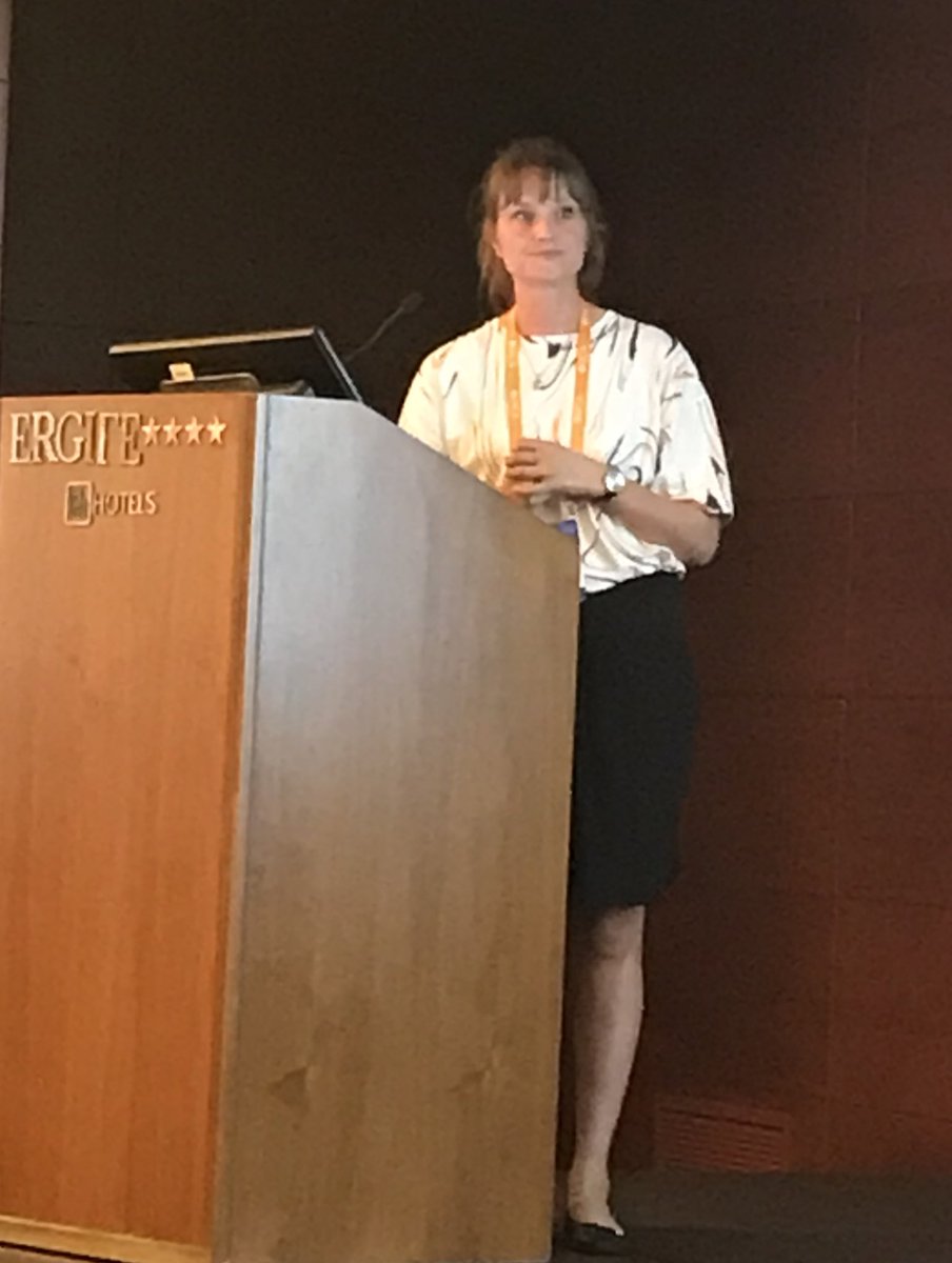 cpn_ucph's tweet photo. Post doc Kristine Holgersen is following up from Ole Bæk’s presentation on secondary analysis from FortiColos, looking at glucose-regulatory hormones and growth @JENS_Congress https://t.co/YSDTLj4OR1