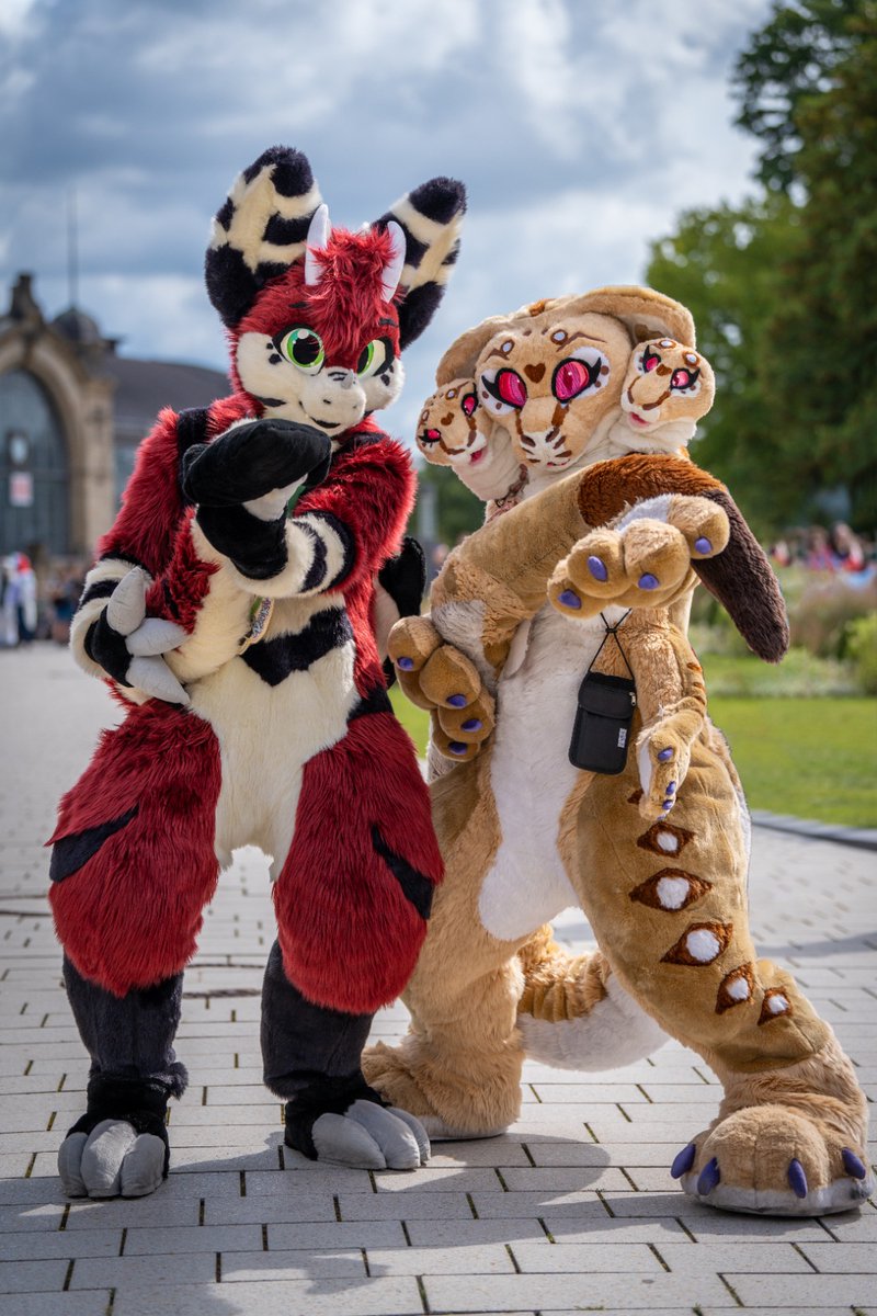 What matters is how you use it. Big tails from @Naki_Jace and @plushisheeb at #EF27 for #FursuitFriday