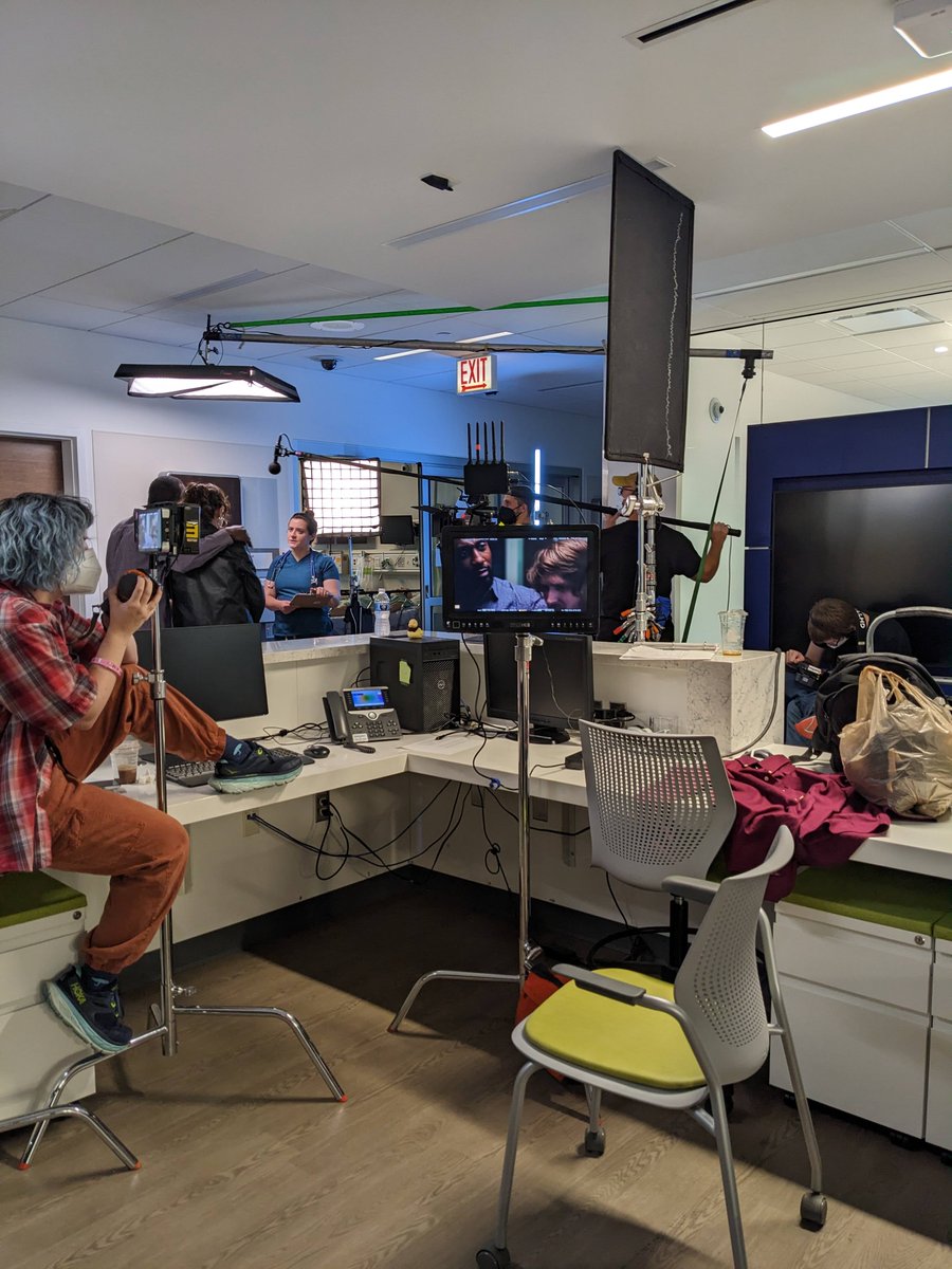 UIC_Simulation's tweet image. The movie #$Positions shot at SAIL yesterday!
