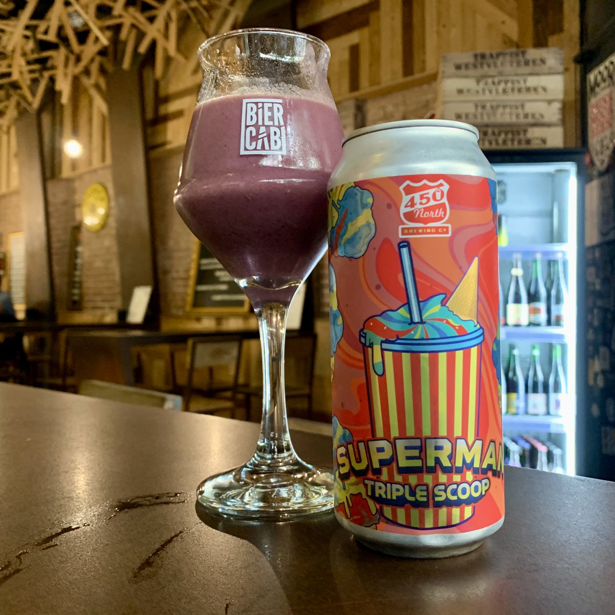 BierCaB's tweet image. Hora de merendar...
Smoothie Sour con Black Cherry, Marshmallow, Blueberry, Banana, Vanilla Cream &amp;amp; Marshmallow.
450 North SLUSHY XXXL Superman Triple Scoop
En nuestro #Tap19 y también en lata en nuestras neveras y Tienda Online
shop.biercab.com

#SmoothieSour #Biercab