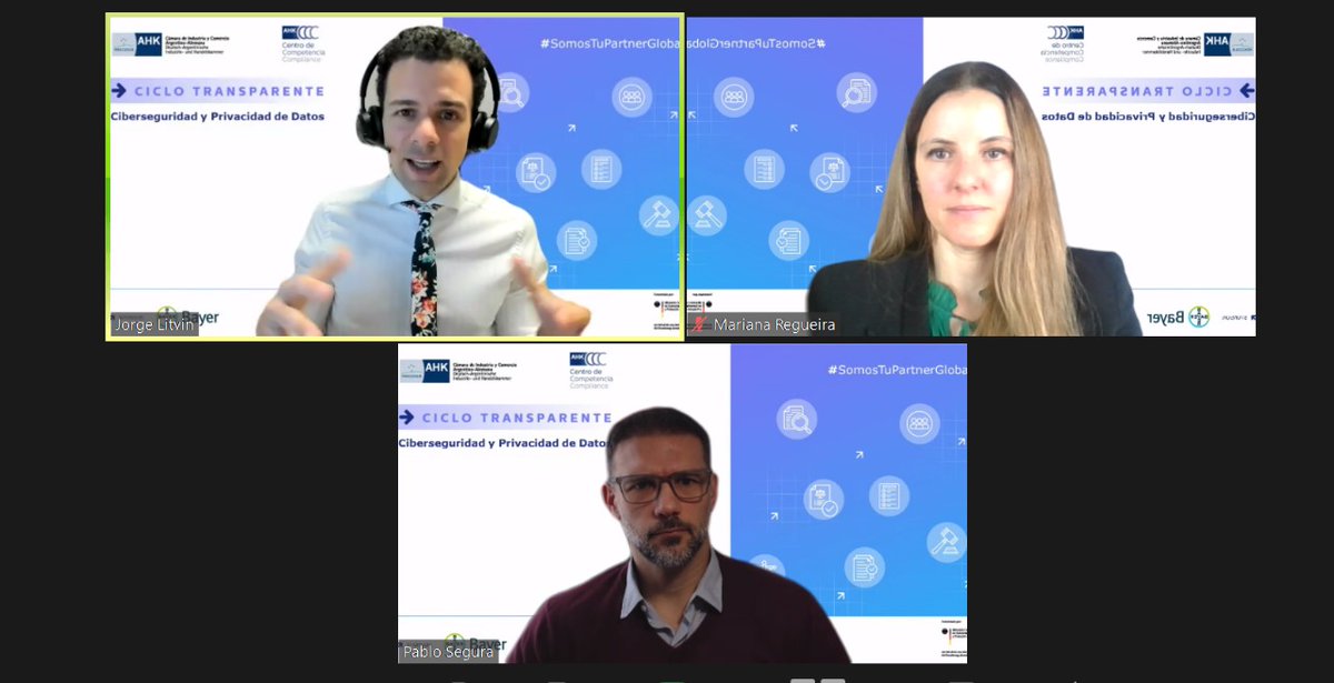 COMPLIANCE 
📢 Finalizó el 2do 2ncuentro de la XIII Edición del Foro Compliance, en el que Los expertos <a href="/cokilitvin/">Jorge L. Litvin</a>, Cybersecurity Business Officer de <a href="/Resguarda/">RESGUARDA</a> y <a href="/segurapabloa/">Pablo Segura</a>, Data Privacy Director de <a href="/Mercadolibre/">Mercado Libre</a> conversaron sobre la Ciberseguridad, Privacidad de Datos.