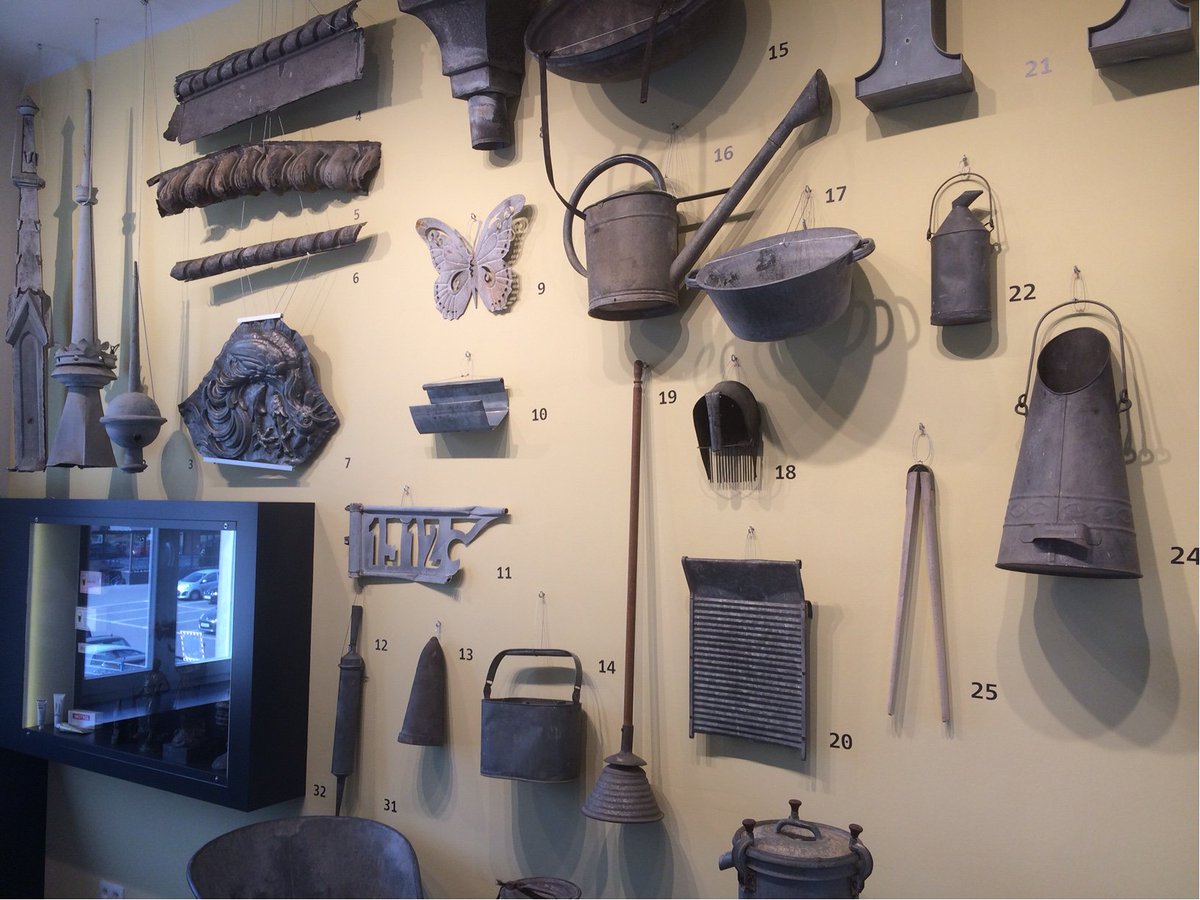 Looking back in time to when #zinc was the modern day plastic but completely #recyclable