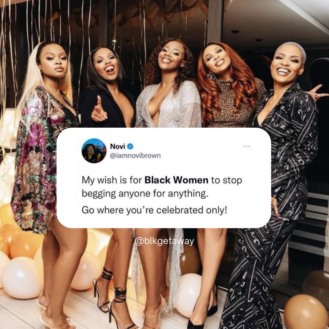 blkgetaway's tweet photo. Sis, don't just go where you're tolerated; go where you're CELEBRATED! 🌟✨ 

Your brilliance, strength, and unique contributions deserve to shine brightly, and you deserve to be in spaces that recognize and honor your worth. It's time to seek out environments ... https://t.co/njMIbcSr22