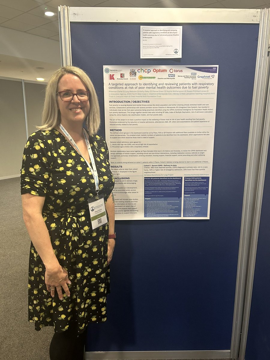 rhiannon_rachel's tweet image. Brilliant day so far at #PCRS2023. Talks have been brilliant &amp;amp; I enjoyed presenting about the severe asthma pathway transformation work we were involved with in Liverpool. Looking forward to presenting about the Cheshire &amp;amp; Merseyside fuel poverty work tomorrow 👍🏻 @innovationnwc