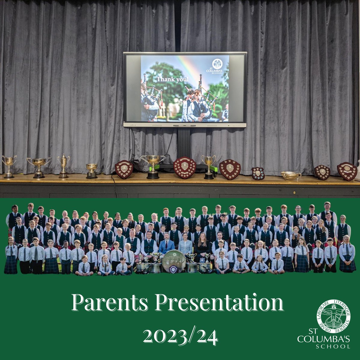 StColPipeBand's tweet image. Many thanks to everyone who attended our Annual Parents Presentation this week. If you missed out or wish to view the slides please log into PartentMail to find the information you require. 

“Communication is what makes a team strong”

@StColSchool