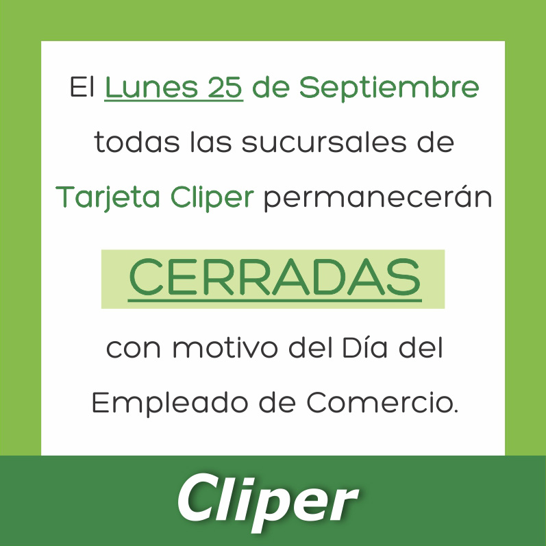 TarjetaCliper's tweet photo. 📷 Ante cualquier consulta en https://t.co/QMaKMsrFel encontrarás información sobre nuestros servicios, productos, promos y beneficios.
📷 https://t.co/pEeIjRXRg5
📷 También, en Cliper Online, podés ingresar a tu cuenta, consultar disponible, consumos, importe a pagar y mucho más https://t.co/EY6CGFz5Gk
