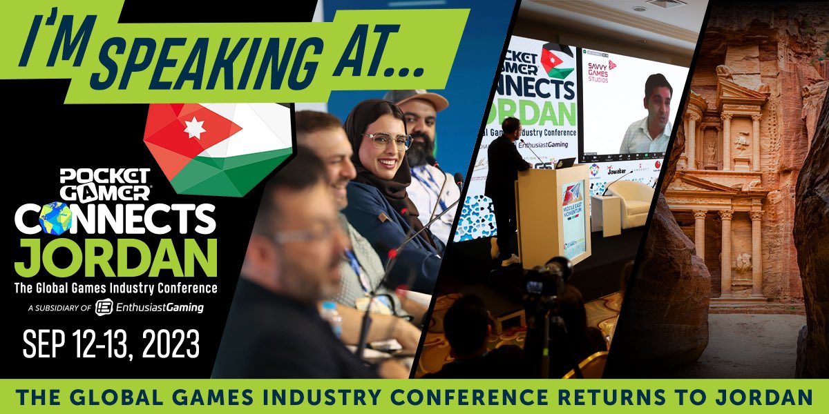 Charly Harbord 🏴 🔜PGC London 🎮 (@charlyharbord) on Twitter photo Super excited to announce that almost 30 years later I’m heading back to Jordan to do a solo talk at the awesome PGC Jordan!!! <a href="/PocketGamer/">Pocket Gamer</a> Super excited to announce that almost 30 years later I’m heading back to Jordan to do a solo talk at the awesome PGC Jordan!!! <a href="/PocketGamer/">Pocket Gamer</a>